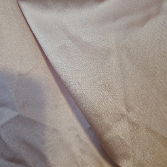 Famulily Tank Top Camisole Elegant Light Pink Cowl Neck Solid Neutral Casual - Picture 4 of 8